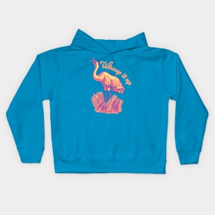 Whooping Crane - Whoop It Up Kids Hoodie